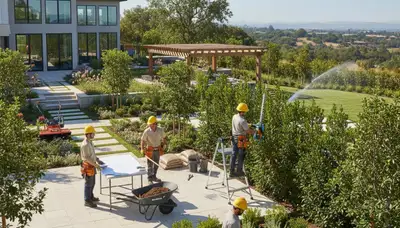 Philadelphia, PA landscape design by Arbor Tree Care creating practical, attractive outdoor spaces around trees