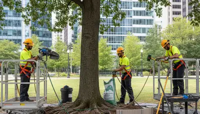 Philadelphia, PA arborist providing root protection services for tree health and preservation