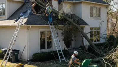 Philadelphia, PA storm damage tree care for safe tree removal and cleanup by Arbor Tree Care