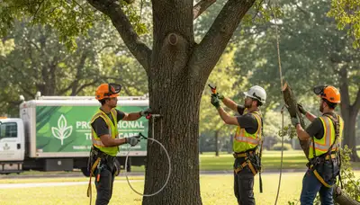 Philadelphia arborist treating diseased tree in Philadelphia, PA for fungal infection and blight recovery