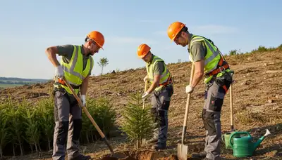 Tree planting service in Philadelphia, PA by Arbor Tree Care for residential and commercial properties