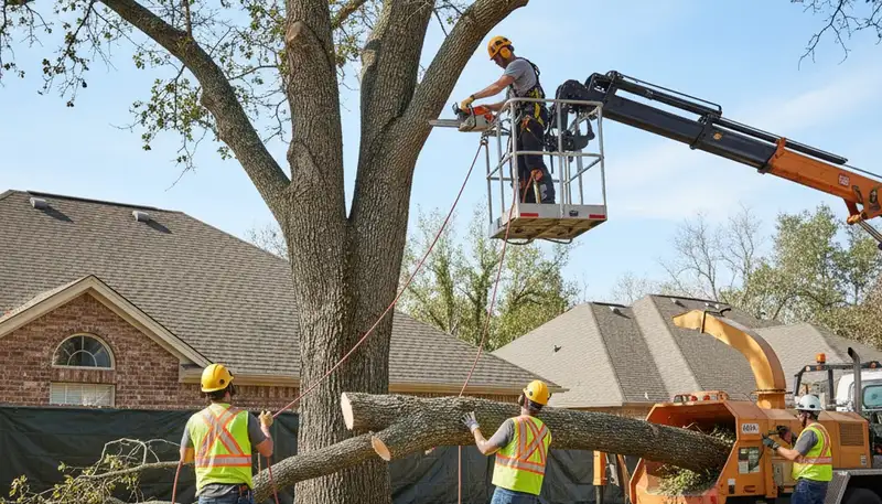 Professional tree removal service in Philadelphia, PA for safe hazardous tree removal