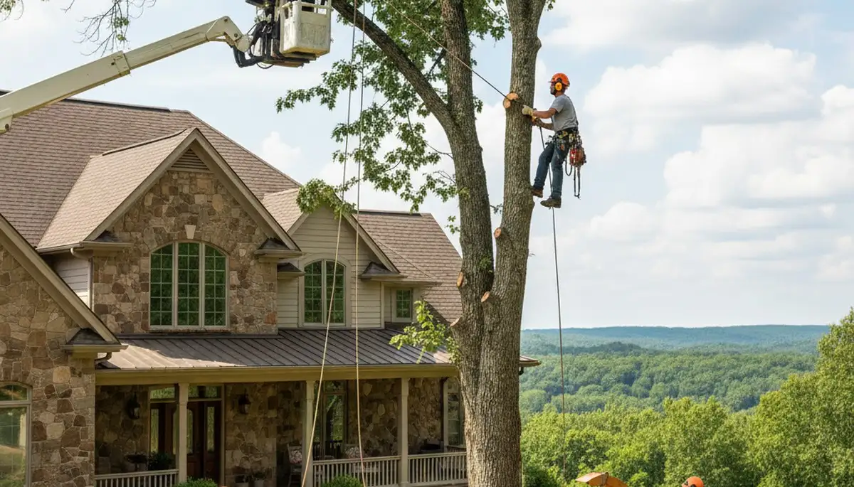 Philadelphia, PA tree service crew providing professional tree removal and trimming services