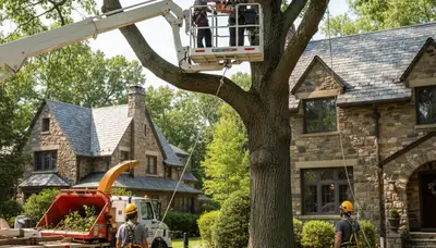 Tree service crew providing safe tree removal in Philadelphia, PA
