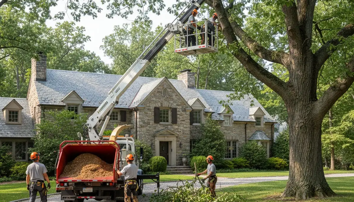 Tree removal crew in Philadelphia, PA, providing professional tree service for homes and businesses