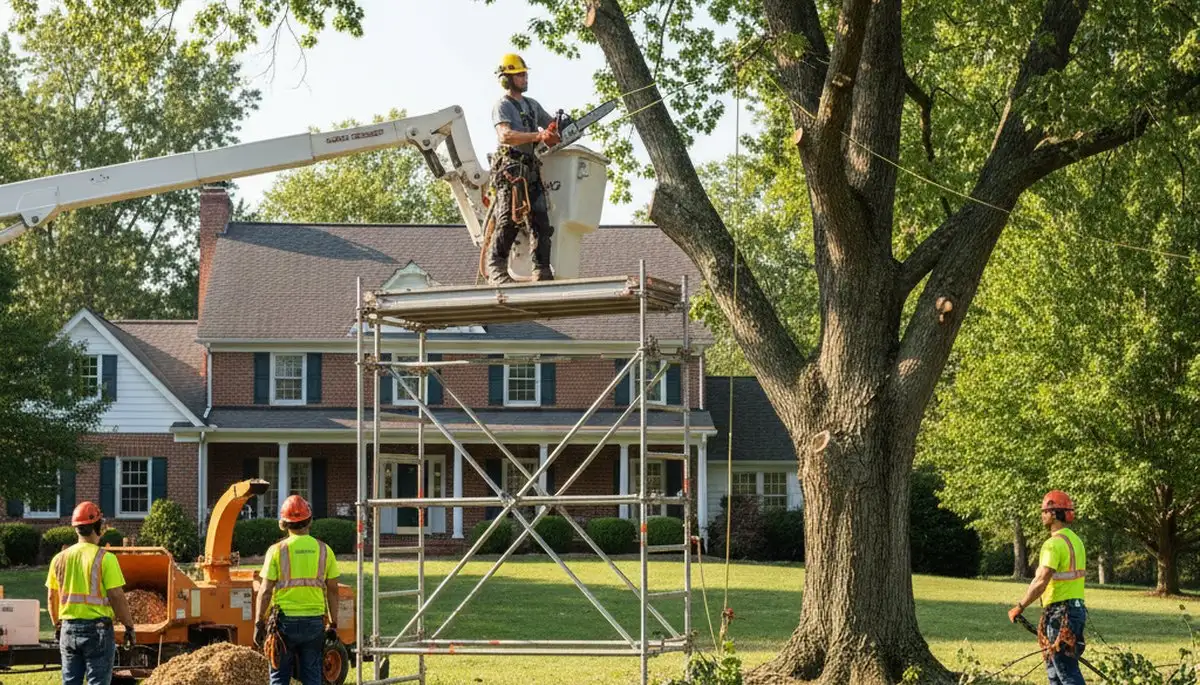Tree removal crew serving Philadelphia, PA for safe and professional tree service