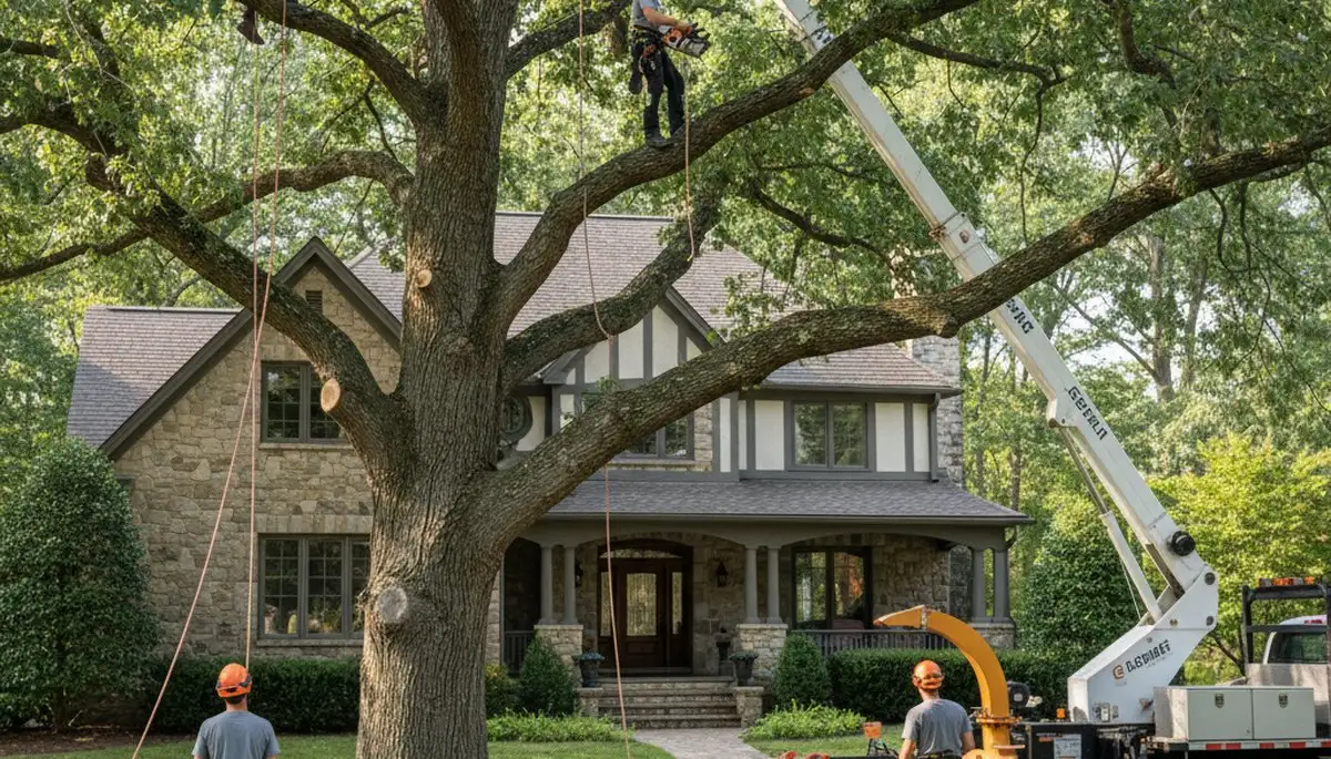 Tree removal crew serving Philadelphia, PA for safe residential and commercial tree services